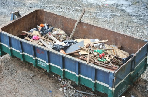 Old furniture ready for disposal in Battersea