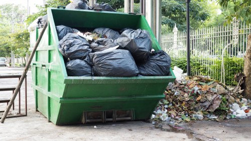 Recycling electronic waste in Battersea office clearance